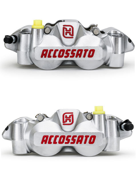 Accossato Radial Brake Caliper Forged Monoblock 108 mm distance With Pistons in Aluminium