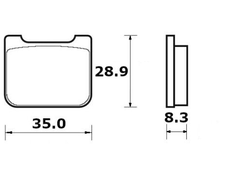Accossato Brake Pads Kit For Motorcycle, Made In Italy Compound, AGPP258 code