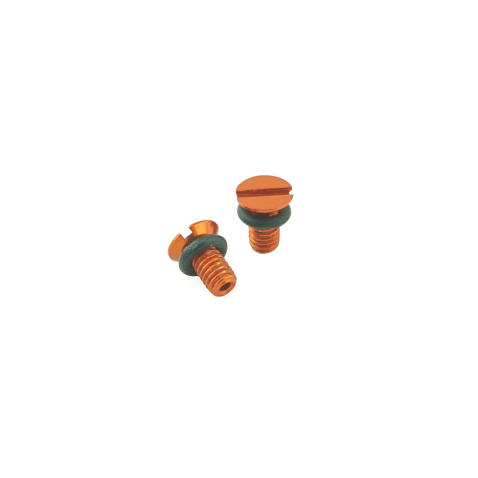 Front Fork Air Bleed Screw (WP) Orange - Pair
