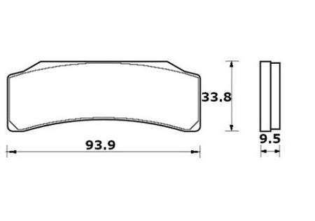 Brake pads for Brembo Racing Calipers brand Accossato code AGPA281