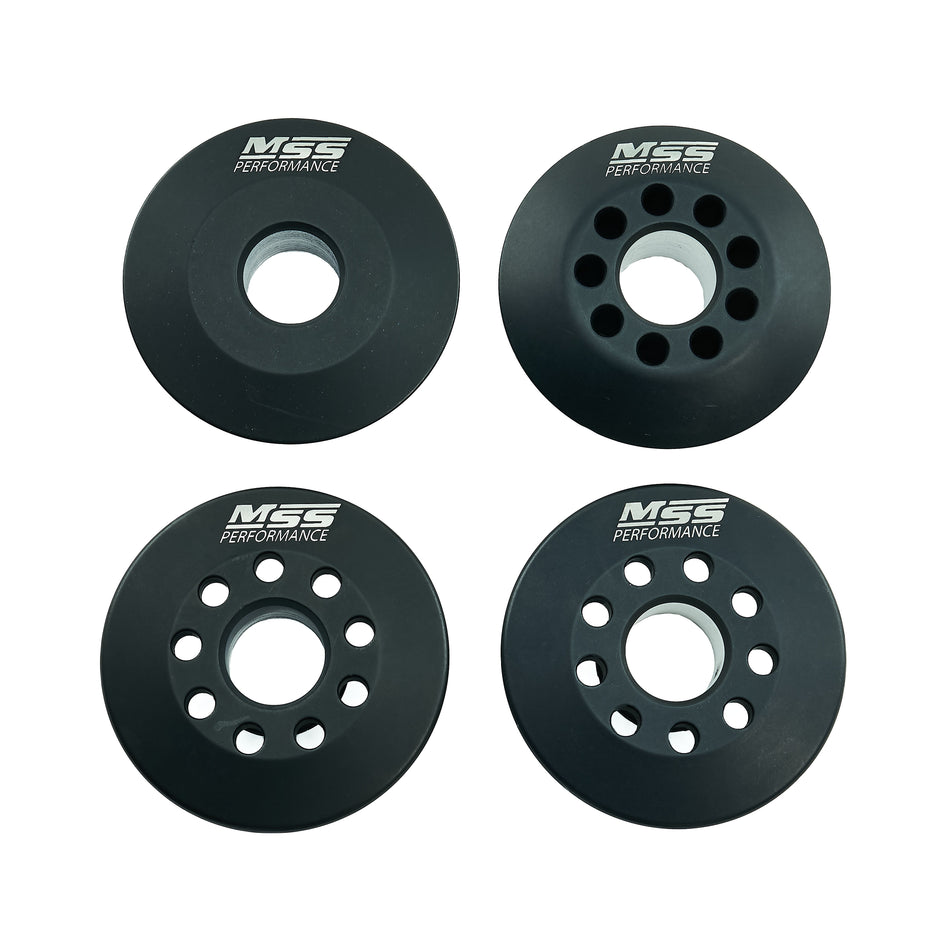 MSS Captive Wheel Spacer Set Kawasaki ZX-4RR 23- Black