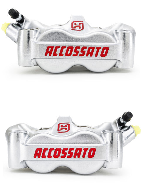 Accossato Radial Brake Caliper Forged Monoblock 100 mm distance With Pistons in Aluminium