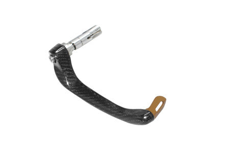 Right Lever Guard 'Ultra-Light' in Carbon Accossato, With colourful eyelet and insert