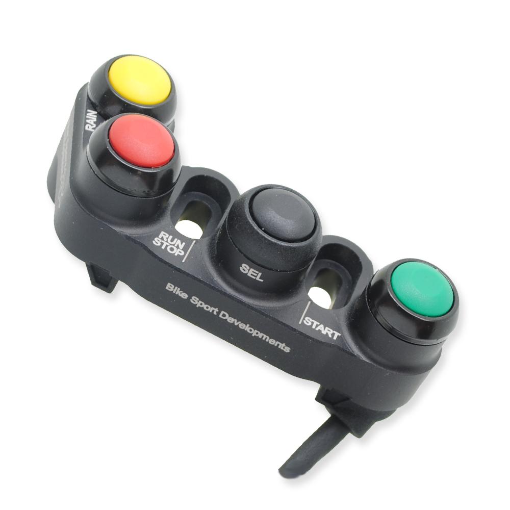 BD-SW-4BC-36 - Kawasaki ZX10RR 2021 onward - 4 function - brake mount - Stop/Run Start Select Rain
