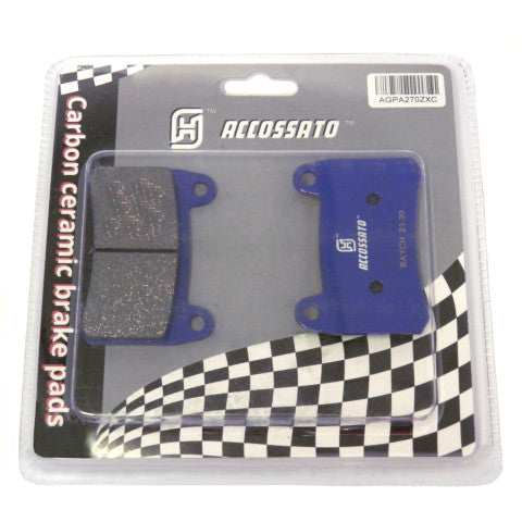 Brake pads for Benelli brand Accossato code AGPA270