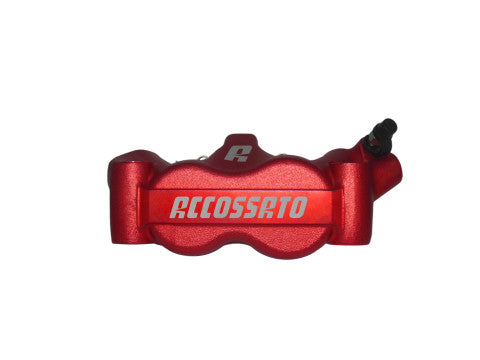 Accossato Radial Brake Caliper Forged Monoblock 100 mm distance With Pistons in Aluminium