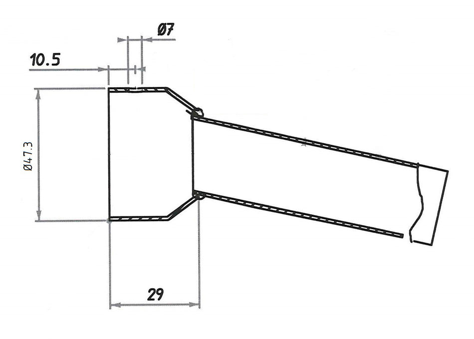 Spark IT DB killer d.47 d.32 16° OPEN per silenziatori GP STYLE