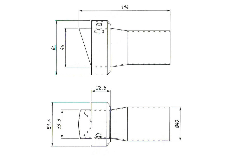 Spark IT DB killer d. 47,3 d.int. 35 - 21 holes for Moto GP silencers