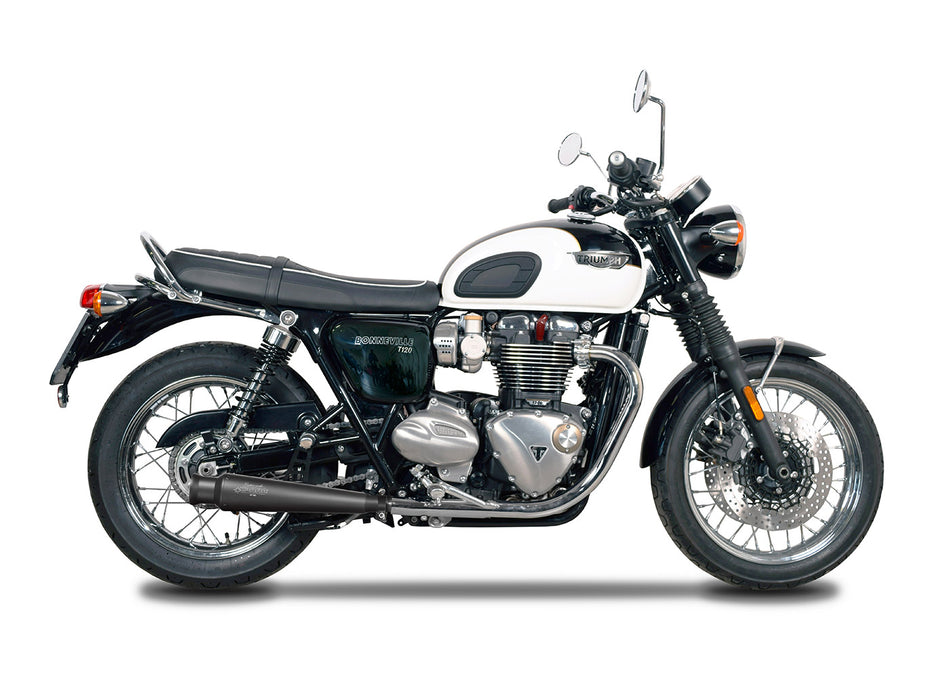 Spark IT Trumpet Slip On Black Series Triumph Bonneville T120 16-18