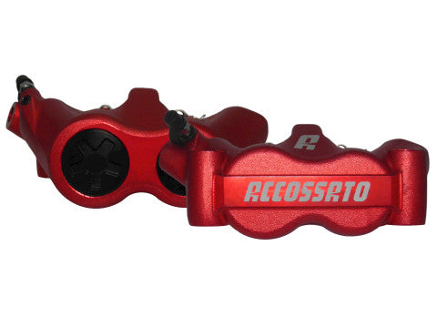 Accossato Radial Brake Caliper Forged Monoblock 100 mm distance With Pistons in Aluminium