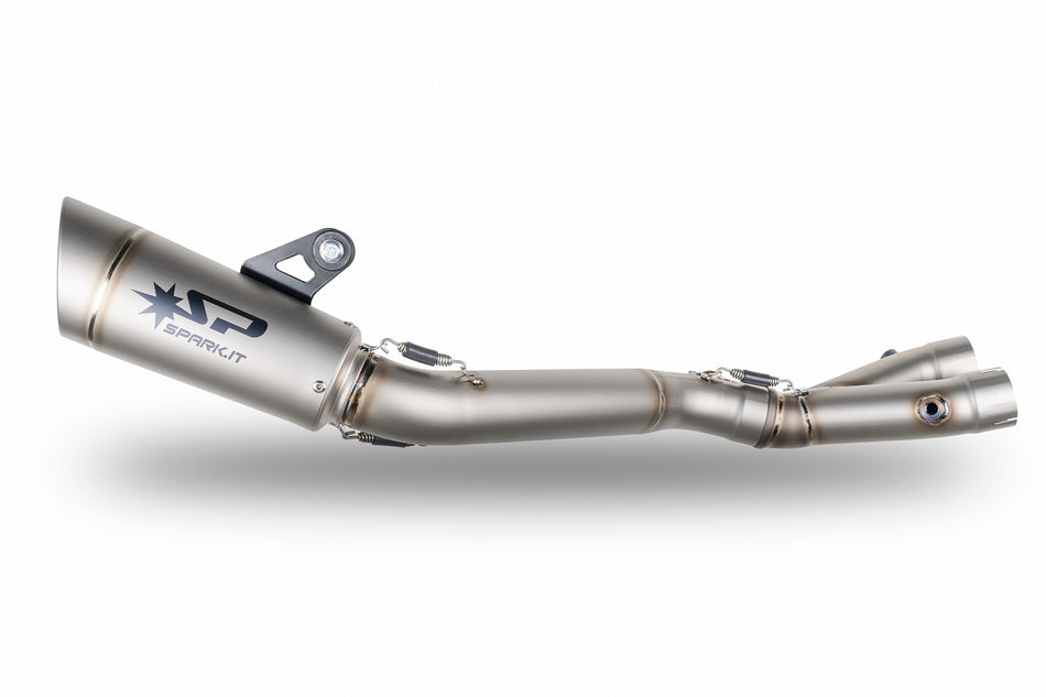 Spark IT Grid-O Step 2 D.60 Titanium Link Pipe & Silencer Yamaha YZR R1 15-26