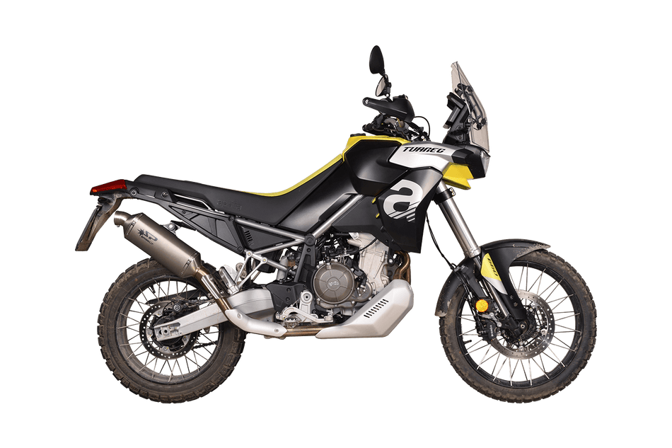 Spark IT Euro5 Dakar Style Silencer & pipe for lateral mounting Aprilia Tuareg 660 22-24