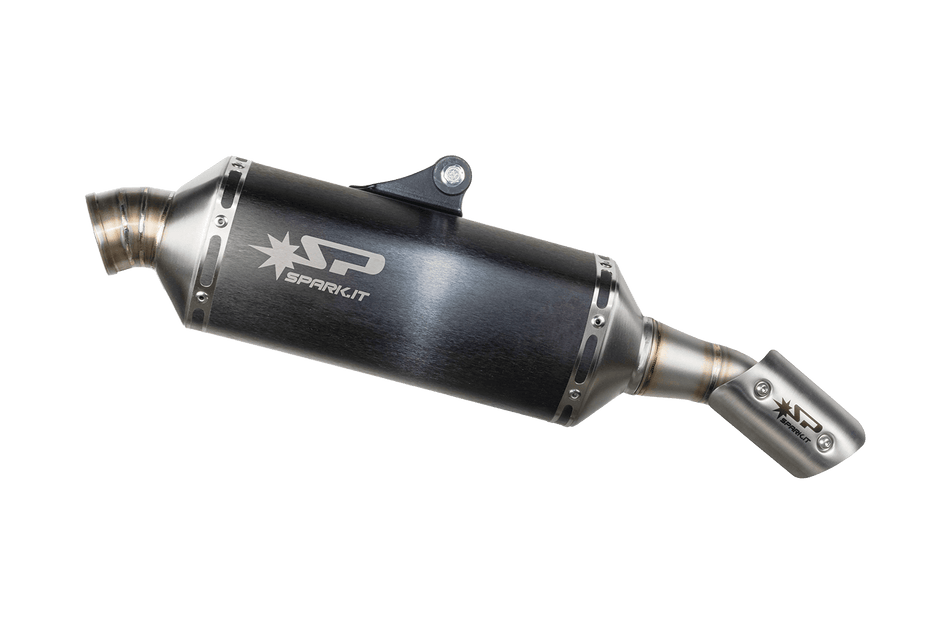 Spark IT Euro5 Dakar Dark Style Silencer & pipe for lateral mounting Aprilia Tuareg 660 22-24
