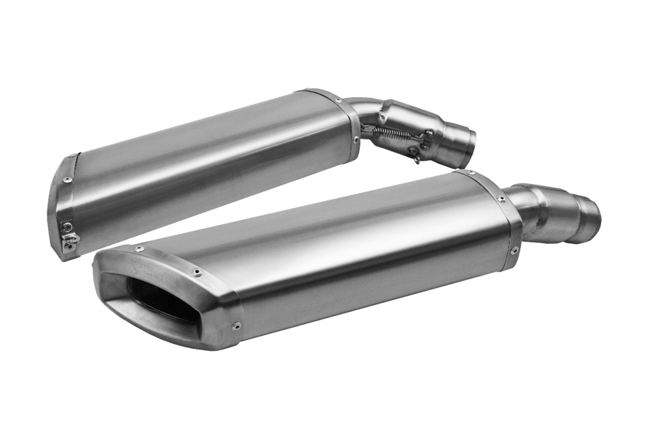 Spark IT Rectangular Slip On with AISI 304 stainless steel pipes with Catalyst Ducati 848 - 848 Evo - 1098 -1098 R- 1098S - 1198 (08-10)