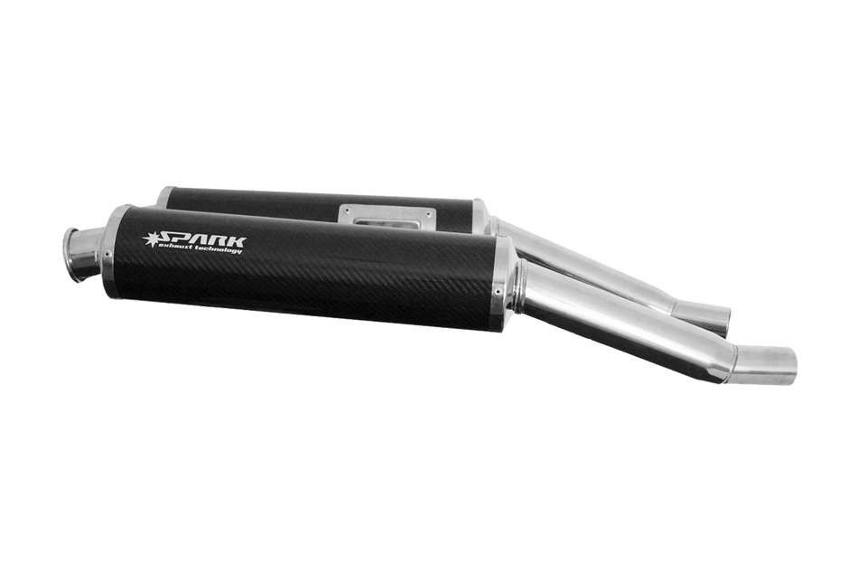 Spark IT Carbon Slip On High Mounting-Homologation for 900 SS ('91-'97) Ducati 851-900 SS (91-97)