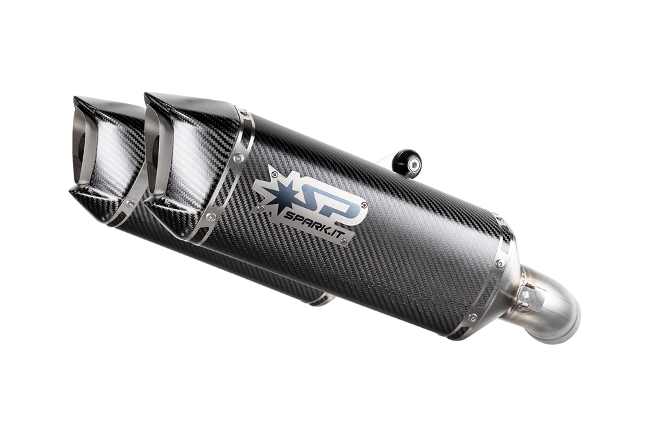 Spark IT Carbon Force Evo Slip On inc link pipe Ducati Hypermotard 698 Mono 24-