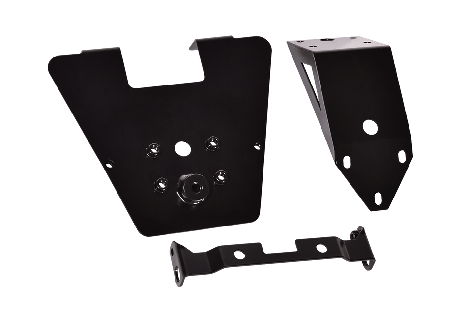 Spark IT Stainless steel numberplate holder for lateral single silencer Hypermotard