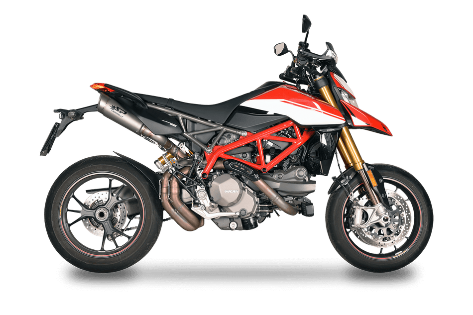 Spark IT Titanium Grid-O Link Pipe & Silencer High Mounting LEFT-RIGHT - limited edition Ducati Hypermotard 950