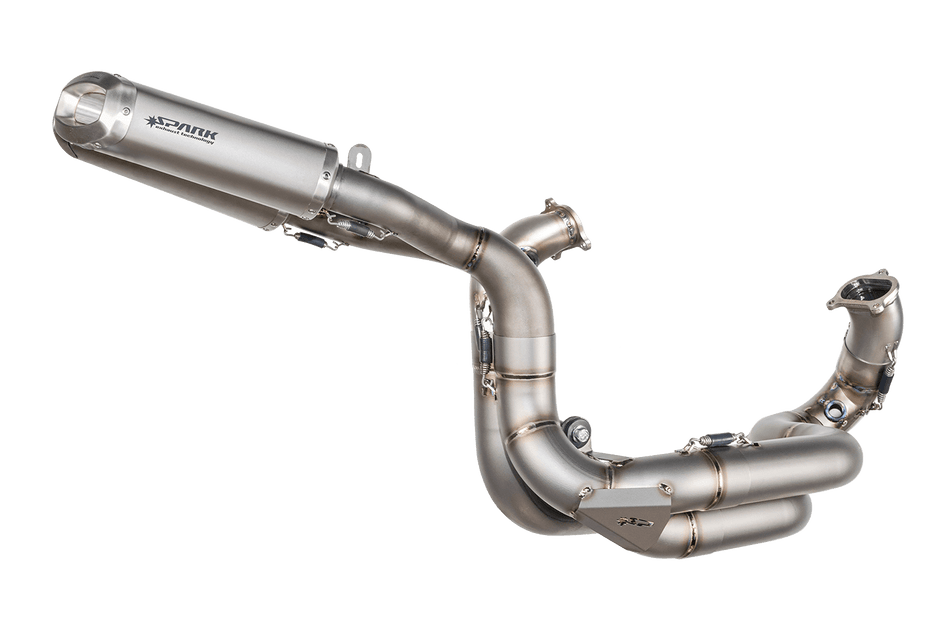 Spark IT WSSP Rectangular Full System Titanium Collectors-SS Cylinders Ducati Panigale V2 (20-24) Panigale 959