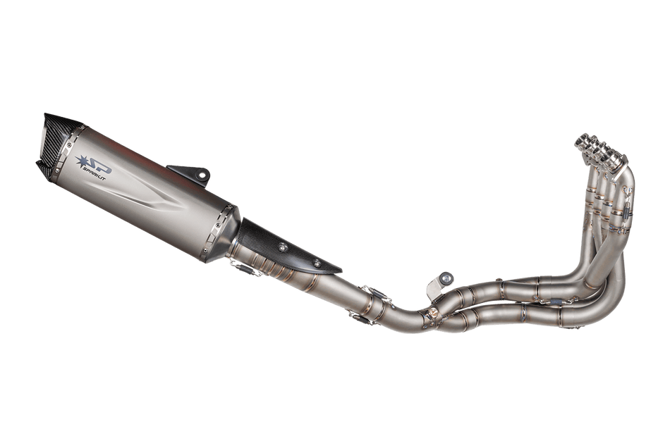 Spark IT Force Evo 350mm Stainless, Titanium Link pipe Full System Honda CBR 1000 RR-R (20-26)
