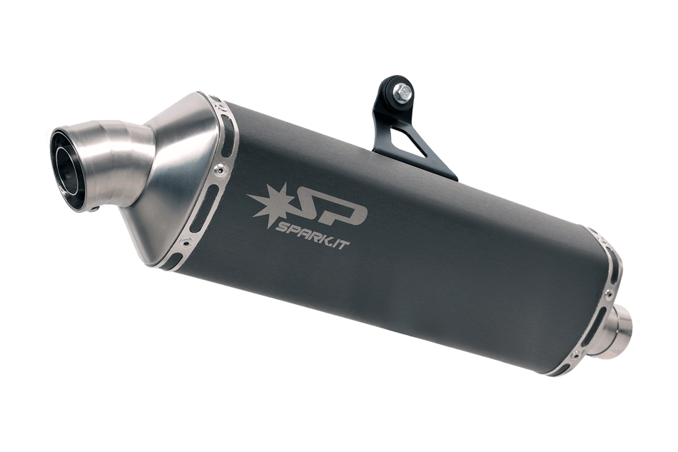 Spark IT Dark Style Dakar Slip-On Honda Africa Twin CRF 1000L (16-17) ADV SPORT (2018) EURO3