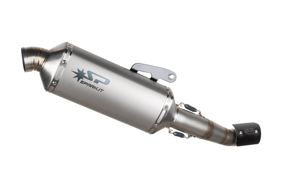 Spark IT Dakar Slip-On High Mount + Cover Honda XL750 Transalp (23-26)