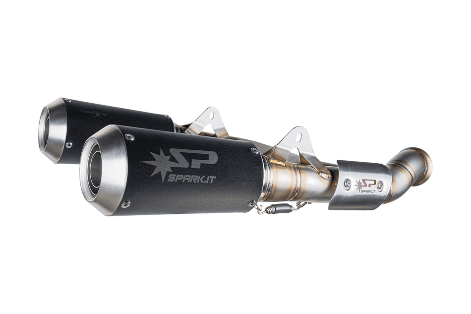 Spark IT Dark Style Moto GP High Mounting Link Pipe & Silencers KTM Duke 790 (18-20) 790 L (23-24) 890 (20-23) Euro4 Euro5