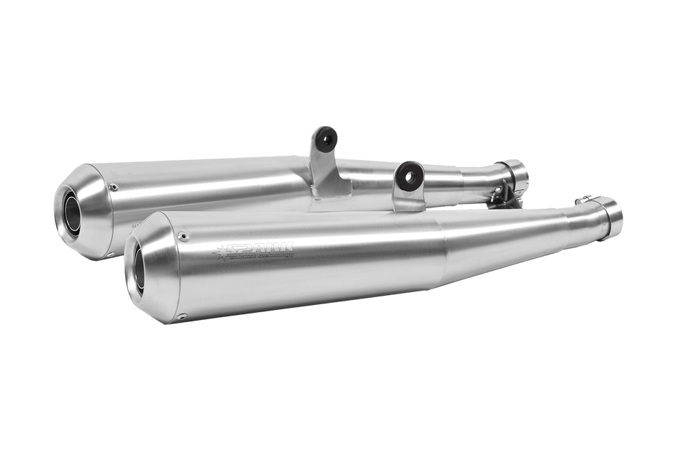 Spark IT 2 Silencers 70'S with pipes for lateral standard mounting