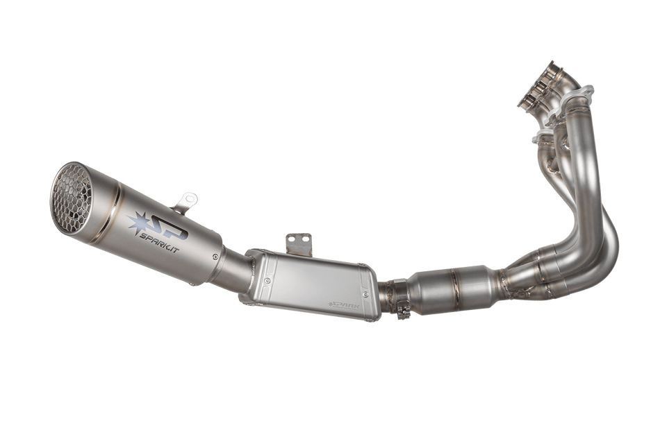 Spark IT Low mount Euro 5 full system + Grid-O: stainless steel manifolds + pre-silencer Box & catalyst