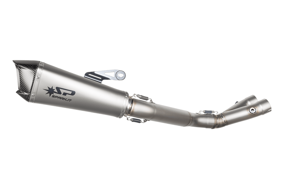 Spark IT Konix Evo Silencer and Link Pipe 60D Titanium 2in1 Yamaha MT10 16-26 R1 15-26