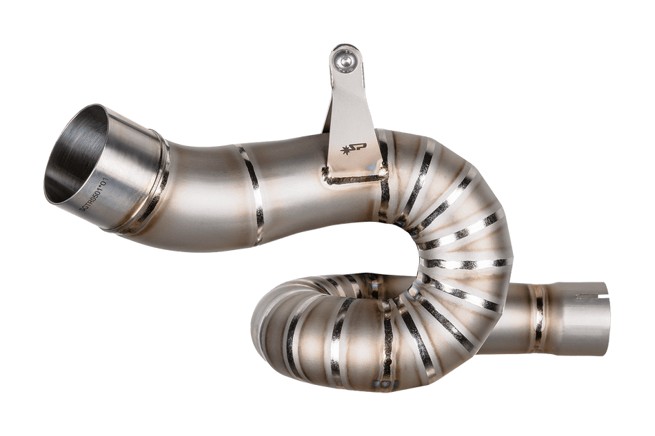 Spark IT Titanium Racing Link pipe for Spark Silencer Triumph Street Triple 765 17-25 RS-R-S