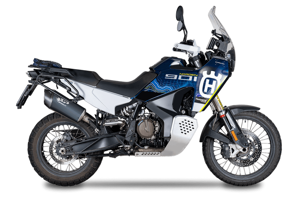 Fighter Dark Style Slip On Husqvarna Norden 901 2022-/KTM Adventure 890 21-