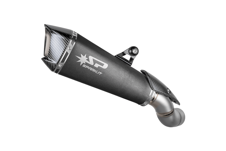 Spark IT Dark Style Konix Evo Slip-On Kawasaki Z 900 (20-21) Euro5