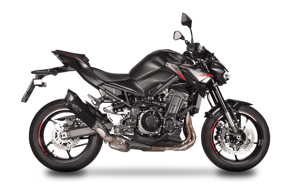 Spark IT Dark Style Konix Evo Slip-On Kawasaki Z 900 (20-21) Euro5
