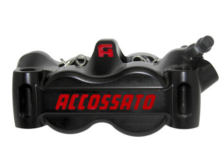 Accossato Radial Brake Caliper CNC-worked Monoblock 100 mm distance With Pistons in Titanium