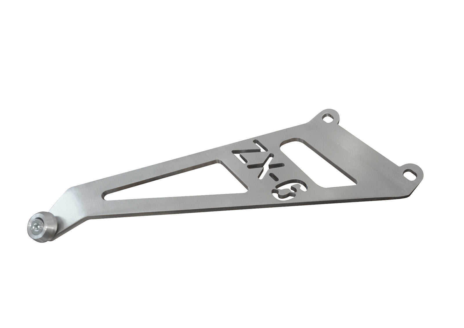 Exhaust holder aluminium with screws Kawasaki ZX-6 R/09-