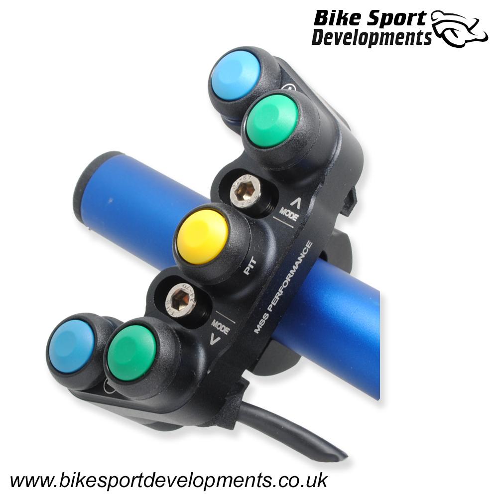 BD-SW-7BC-37 - Kawasaki ZX10RR 2021 onward KIT ECU only - 7 function - Up Right Down Reset Pit Lap EB/TC +/-