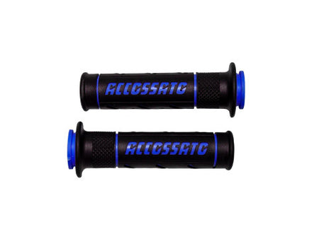 Pair of Street Grips Black With Colourful Accossato Sign