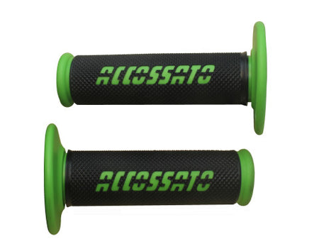 Offroad Grips in black color with colored logo