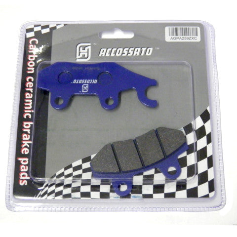 Brake pads for Benelli, Piaggio, Suzuki, Yamaha brand Accossato code AGPA259