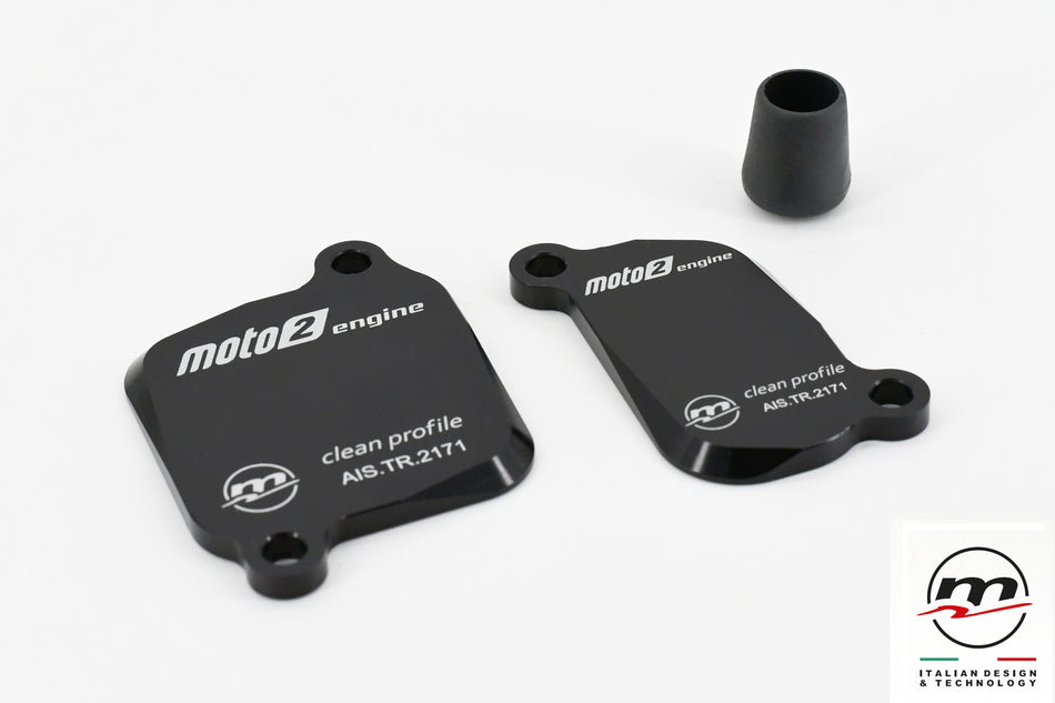 Smog Block off plates Triumph Street Triple 675/ 765 2013-