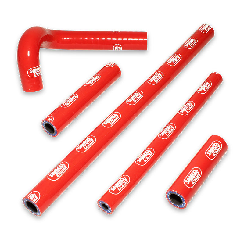 Aprilia RSV 1000 R 2004 - 2009 5 Piece Oil Tank & Oil Cooler Samco Sport Silicone Hose Kit