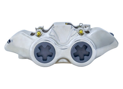 Accossato Radial Brake Caliper CNC-worked Monoblock 108 mm distance With Pistons in Titanium, Off-set 21 mm
