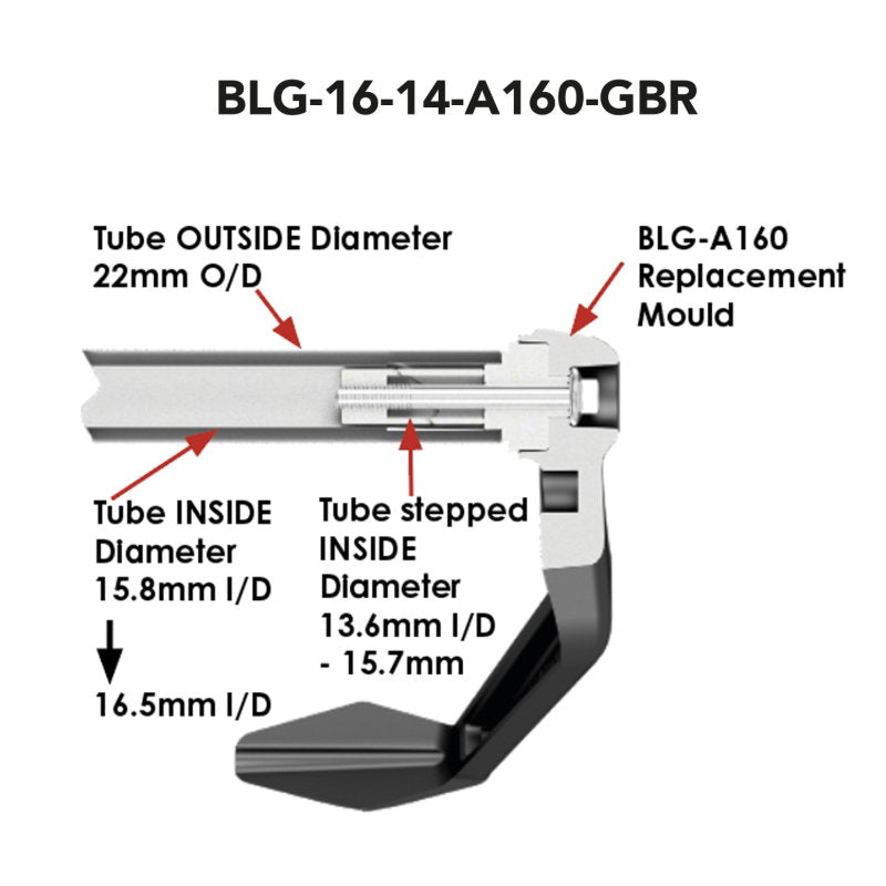 Brake Lever Guard with 16mm bar end with a 14mm insert For Aftermarket Bars