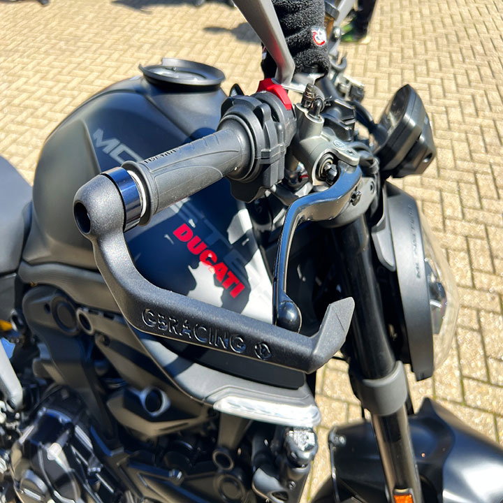 Brake Lever Guard 18mm insert and 10mm Spacer, 160mm.