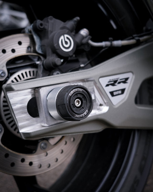 Spindle Protector - Rear LHS BMW S1000RR, R, XR, TE & M1000RR, R, XR, XR COMP, 2019-2026 & Suzuki GSXR600 K4-K5 | Rear RHS Yamaha R1 & R1M & MT-10, 2015-2026 & R9 2025-2026 | Rear LHS Suzuki GSXR750 K6-L0/600 K6-L0 | Rear RHS Honda CBR1000RR 2020-2026