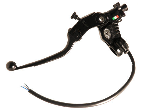 Accossato Racing Cable Full Clutch New Version With Adjustable Distance (24mm-29mm), Coloured Folding Lever (Knob+Lever+Adjuster) and Micro Included.