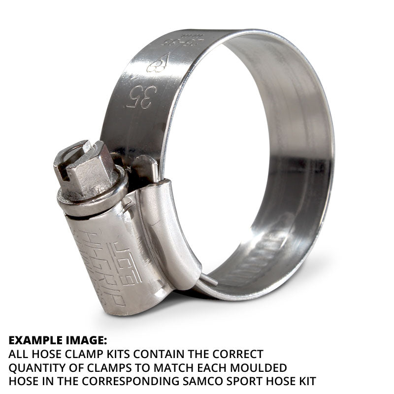 MV Agusta Brutale 800 R 2017 - 2026 Samco Sport Stainless Steel Radiator Hose Clamp Kit