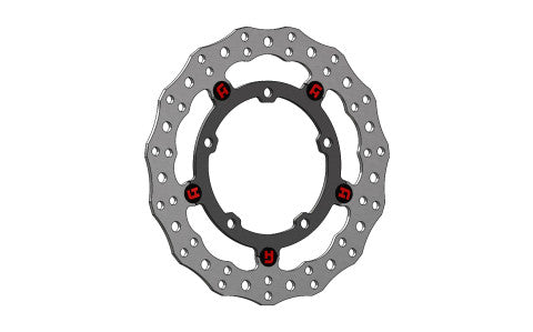 Accossato Floating Front Disc, For Motorcycles KAWASAKI NINJA 125, Z