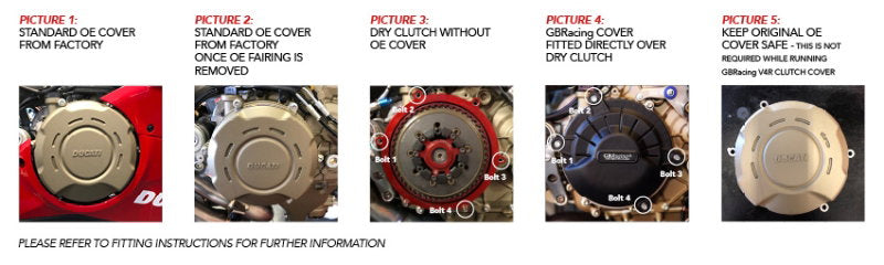 V4 R Clutch Cover 2019-2022